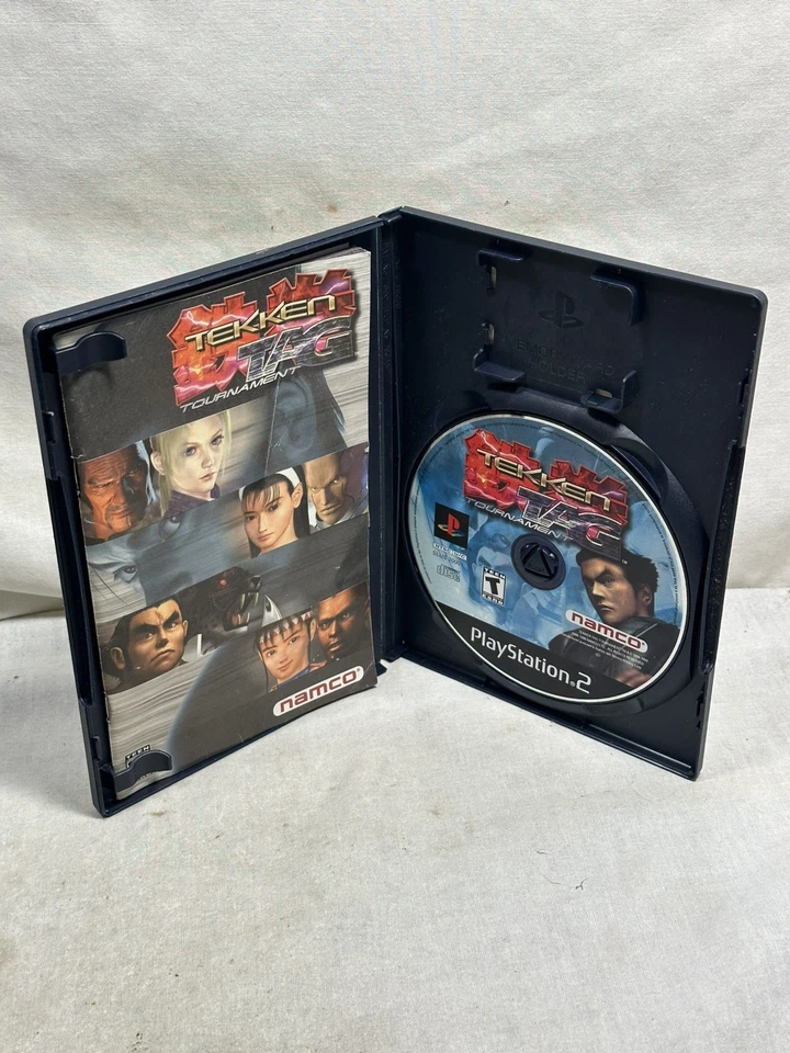 Tekken Tag Tournament (Sony PlayStation 2, 2002) w/Manual - No Reg Card - Tested - Image 4 of 4
