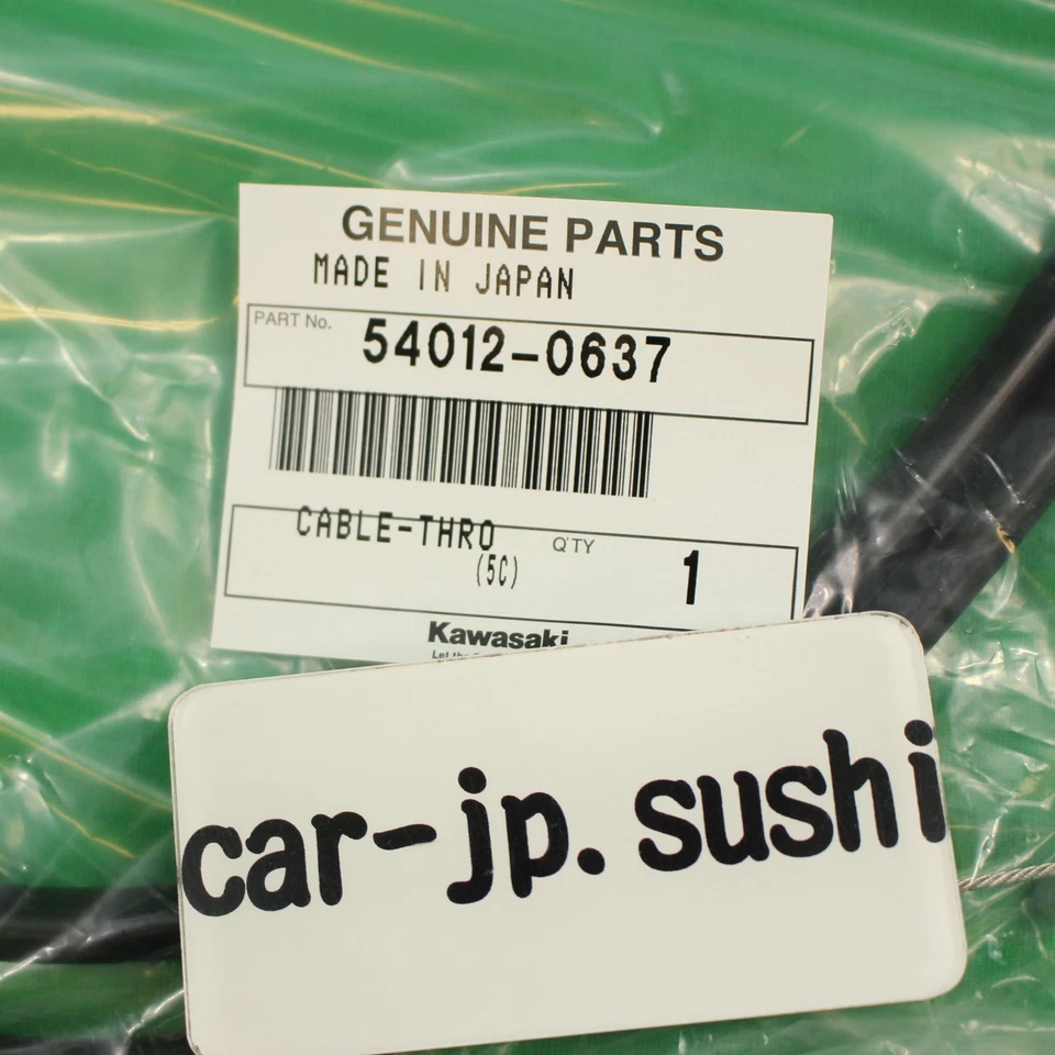 CABLE ACELERADOR KAWASAKI GENUINO OEM KX250 KX252 X F 54012-0637 2017 - 2024 Foto 3 de 4