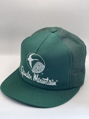 Vintage 90s Gander Mountain Mallard Duck Green Trucker Mesh Snapback Cap Hat