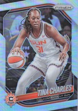 2025 Panini Prizm WNBA #3 Tina Charles Silver Prizms