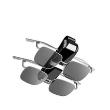 Universal Car Sun Visor Double-Layer Glasses Holder,Practical Visor Black
