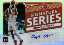2020-21 Donruss Optic Signature Series Holo #56 Onyeka Okongwu Auto - BSK