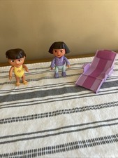 Dora The Explorer Dollhouse Figures Lot Of 2 Dora And Chair