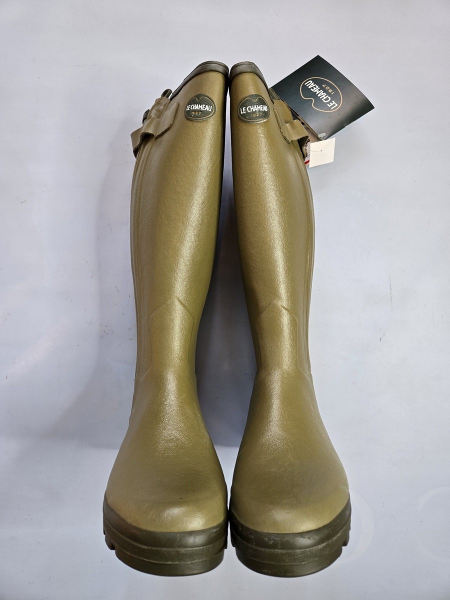 Le Chameau Sz 40/7.5 Mens RARE Olive Suede Lug Sole Boots Made in France Le Chameau | Shoes | Le Chameau Sz 475 Mens Rare Olive Suede  main image 2