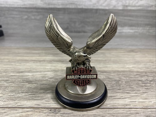 Harley Davidson Franklin Mint Pocket Watch Stand / Paperweight Eagle
