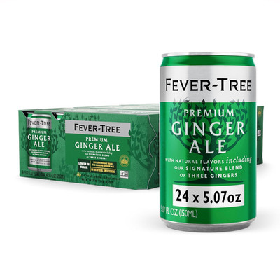 Fever Tree Ginger Ale - Premium Quality Mixer - Refreshing Beverage for Cocktail