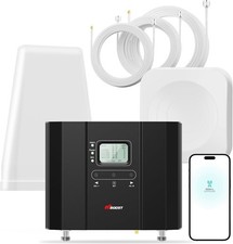 Cell Phone Booster Cover 6000 sq ft, Boost 5G 4G LTE Signal for All US Carriers