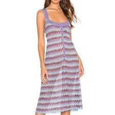 Lovers + Friends Ukulele Metallic Knit Sweater Tank Dress