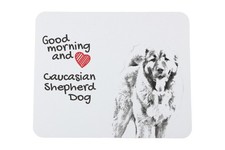 Cane da pastore del Caucaso tappetino per mouse con cane Art-Dog