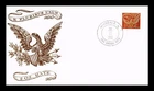 DR JIM STAMPS US COVER COVERLET EAGLE 2 OUNCE RATE FIRST DAY ISSUE HAND CANCEL