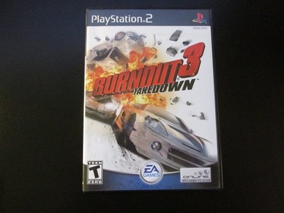 Burnout 3  Takedown (SONY PlayStation 2, 2004) PS2 FIRST COMPLETE PRISTINE MINT