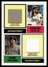 2025 Topps Heritage Dual Player MLB Collection Relics Manny Machado / Fernando