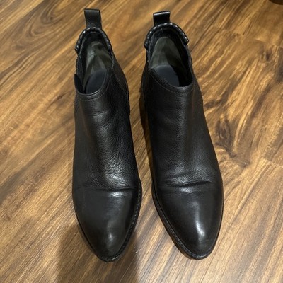 Alexander Wang Kori 40.5 US 10 Black Leather Ankle Chelsea Boot Bootie