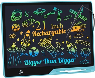 Kinayue 21'' Rechargeable LCD Writing Tablet for Kids Doodle Board Easter Gift