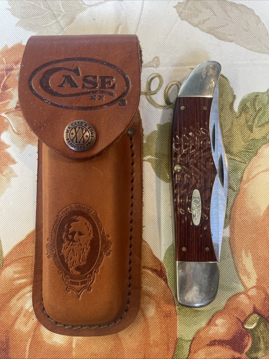 中古 美品 R.E.G. O-K ALL STAINLESS 45 Case XX Large Hunter Folding Knife & Sheath 2004 6265 SS | eBay
