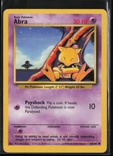 Abra 43/102 Unlimited - Base Set - PTCG - MP