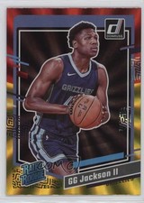 2023-24 Panini Donruss Rated Rookie Holo Red & Gold Laser GG Jackson II #232 5y7