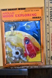 Vintage 1970 NOS Imperial Toy Apollo Moon Exploring Toy Miniature Replicas