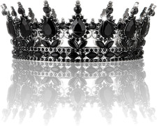 Corona oro da donna, cristallo regina diademi archetto matrimonio sposa accessori capelli