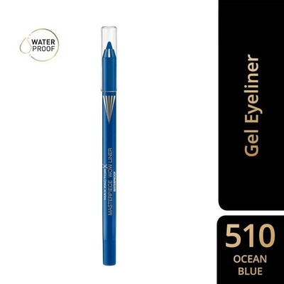 3 × Max Factor USA Masterpiece Wow Waterproof Eyeliner 1,2g - 510 Ocean Blue
