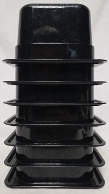 (7 Ct) Carlisle 3068403 1/6 Size 4 in Stor Plus  Food Pan