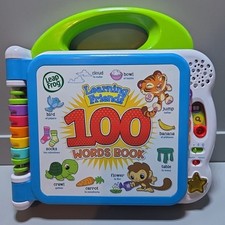 Leap Frog Learning Friends 100 Words Book English Spanish Interactive Learning