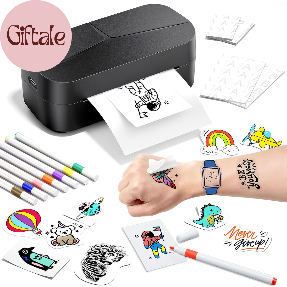 Phomemo TK32 Temporary Tattoo Printer Bluetooth Custom Tattoo