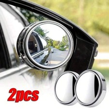 2x Blind Spot Mirror Rear Side View Towing Car Van Motorcycle Adjust Wide Angle