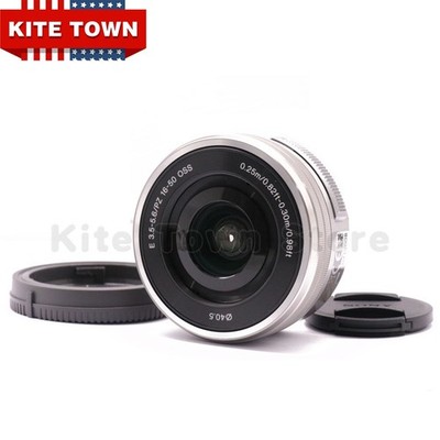 Sony E PZ 16-50mm f/3.5-5.6 OSS Lens for Sony E-Mount Cameras Silver