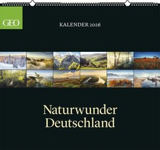 GEO - Naturwunder Deutschland 2026 - Wandkalender 60x55 cm,...