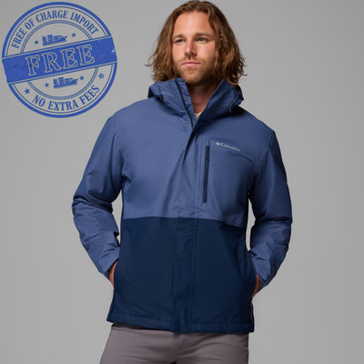Columbia Men's Hikebound  II Jacket, Dark Mountain, Collegiate Navy Standard New