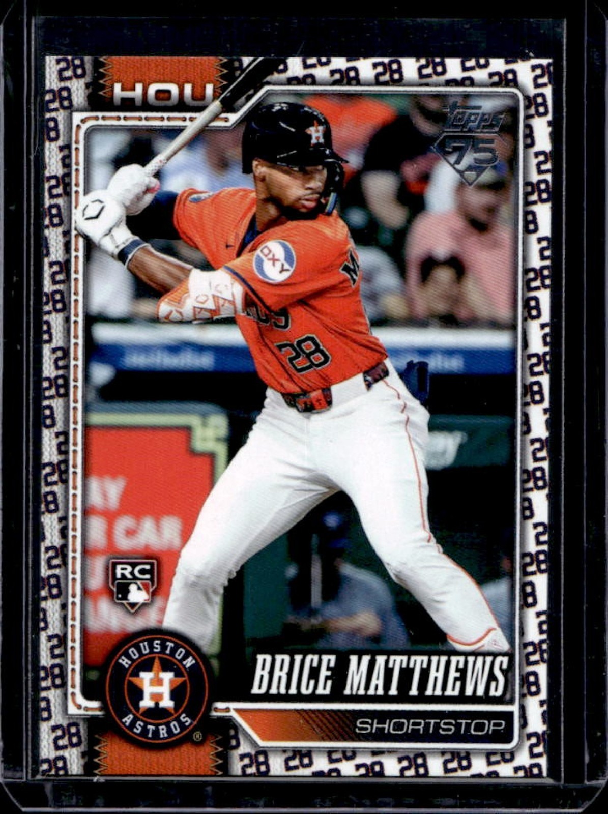 2026 Topps Brice Matthews RC Player Number Variation SP Rookie #132 Astros