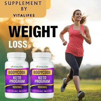 (2 Pack) BodyCode Keto Program Advanced Fat-Burning Formula for Weight Loss 60ct