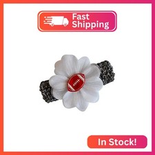Funny Girl Designs Baby Embroidered Felt Football Team Flower Headband Fits Newb