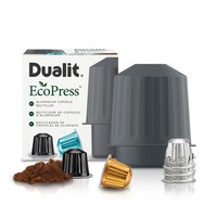 Dualit EcoPress Aluminium Coffee Capsule Recycling ECO-PRESS, Charcoal/Green