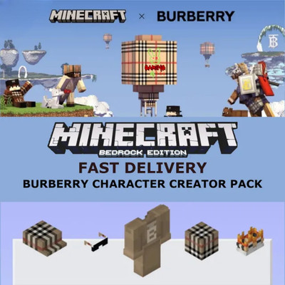 Minecraft: BURBERRY CHARACTER CREATOR PACK - Bedrock Edition  REGION FREE KEY