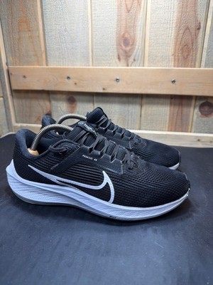 Nike Air Zoom Pegasus 40 Black White Anthracite Running Shoes Men's Size 7