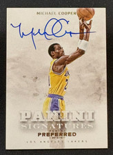 2014-15 Panini Preferred Panini Signatures Gold Michael Cooper  1/10  Lakers HOF
