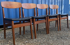 Vintage Retro Mid Century 4 Dining Chairs MCM 1960 1970 Fast FREE UK Delivery 🚚