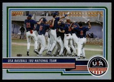 2023 Panini Stars & Stripes USA BASEBALL 18U NATIONAL TEAM SILVER PRIZM #98