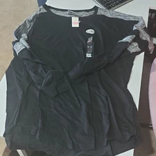 Vs Pink Oversized Ls Tee Nwt Medium