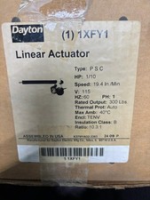 Dayton 1xfy1 Linear Actuator Rated Output 300 Lbs.