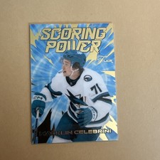 2025-26 Fleer Flair Scoring Power Macklin Celebrini  #SP-24