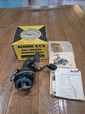 リール ALCEDO 2CS made in ITALY Vintage ALCEDO 2 C/S Fishing Reel. Made in Italy. w/Original Box