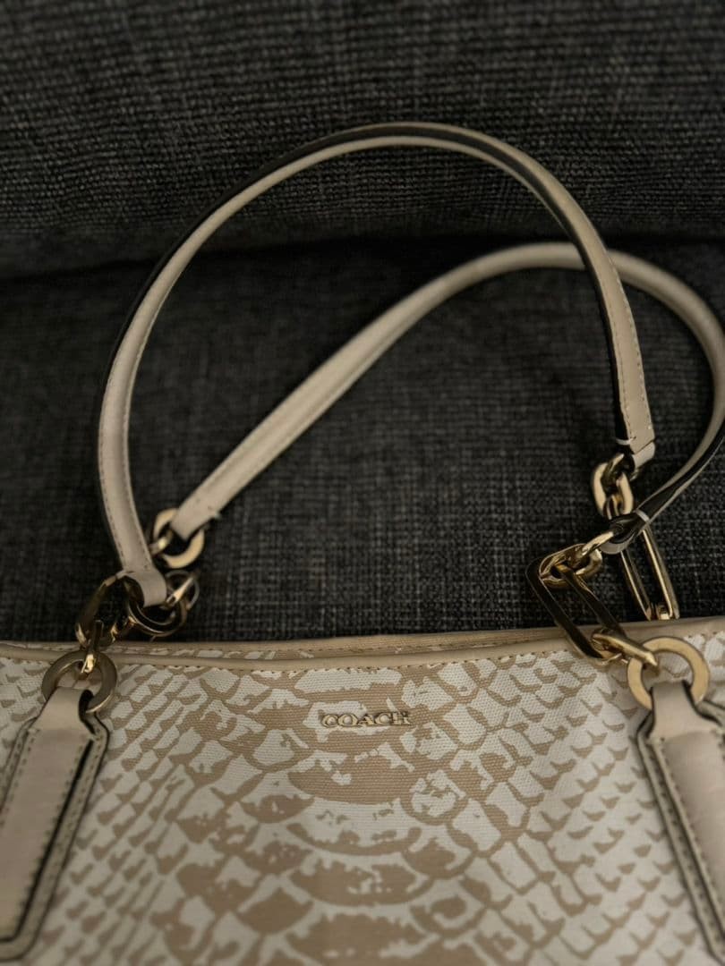 COACH Python Pattern Tote Bag 13a - image 2
