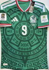 Raul #9 Mexico 2026 WC Home Jersey Mens Large - Mexico vs England Kit