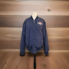 Vintage Lambretta Carnaby London Ma1 Jacket Ladies Xl Uk 14 16 Blue