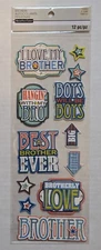 Brother Family Friends Scrapbooking Stickers by Recollections