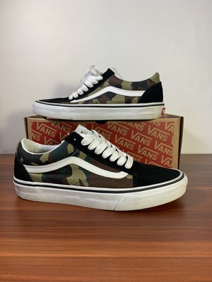 black and camo vans