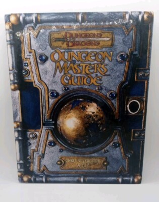 Dungeon Master's Guide Dungeons & Dragons D&D 3.5 Edition Hardback Book w/ Map